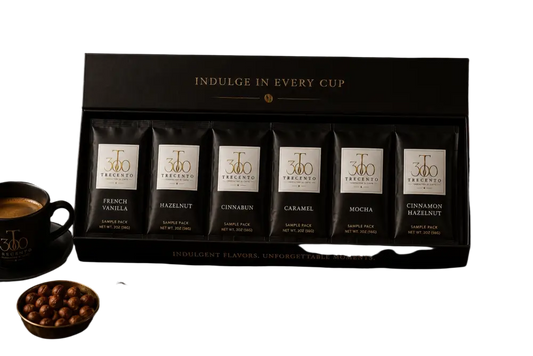 The Indulgence Sampler - Standard / 6-count 2oz sample packs - coffee
