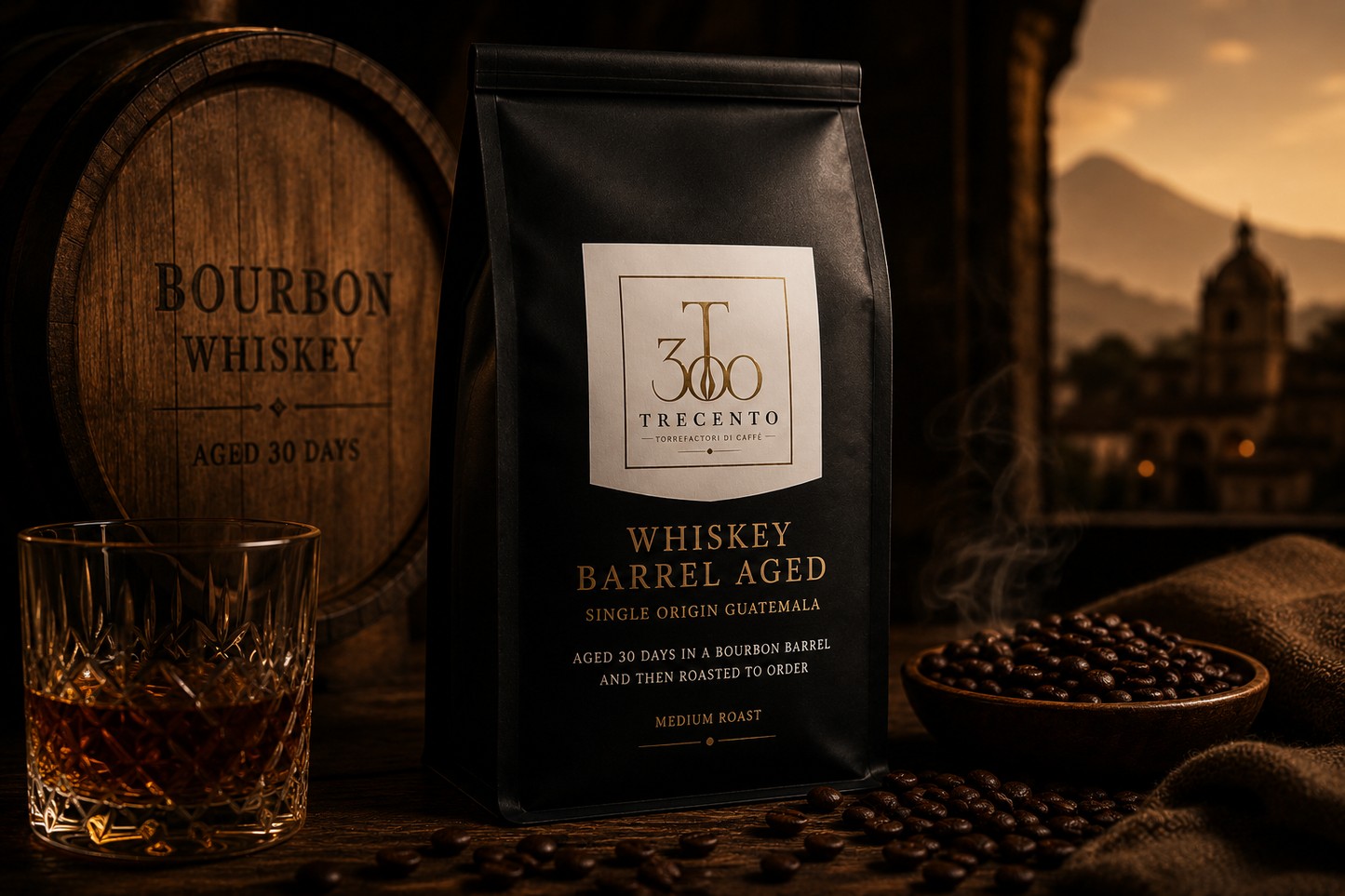 Whiskey Barrel Aged - coffee